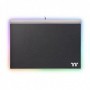 Thermaltake Argent MP1 RGB Tappetino per mouse per gioco da computer Nero, Titanio (GMP-MP1-BLKHMC-01)