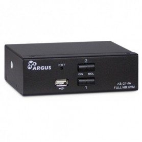 Inter-Tech AS-21HA HDMI switch per keyboard-video-mouse (kvm) Nero (88887241)