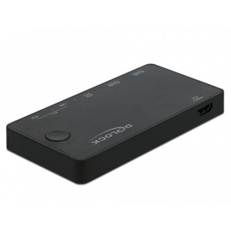 DeLOCK 11477 switch per keyboard-video-mouse (kvm) Nero (11477)