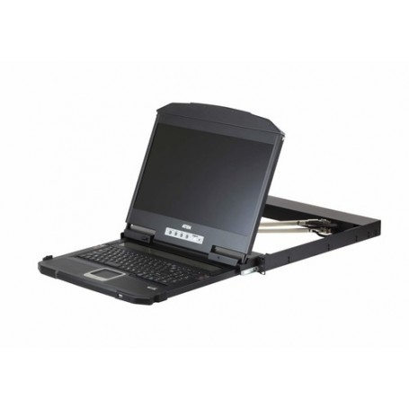 ATEN CL3800NW console a rack 47 cm (18.5") 1920 x 1080 Pixel Metallo, Plastica Nero (CL3800NW-ATA-XG)