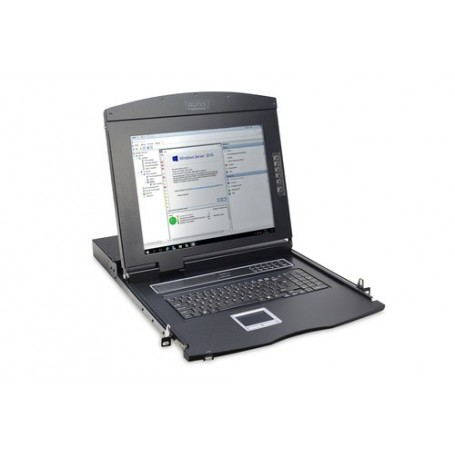 Digitus DS-72210 console a rack 43,2 cm (17") 1280 x 1024 Pixel Nero 1U (DS-72210-1GE)