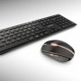 CHERRY DW 9000 SLIM tastiera RF senza fili + Bluetooth QWERTY Inglese US Nero (JD-9000EU-2)