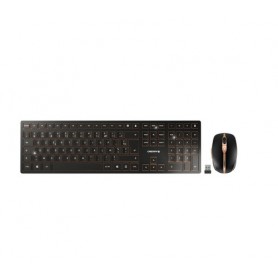 CHERRY DW 9100 SLIM tastiera RF senza fili + Bluetooth AZERTY Francese Nero (JD-9100FR-2)