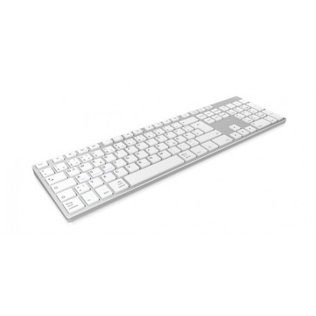 KeySonic KSK-8022BT tastiera Bluetooth QWERTZ Tedesco Argento (60395)
