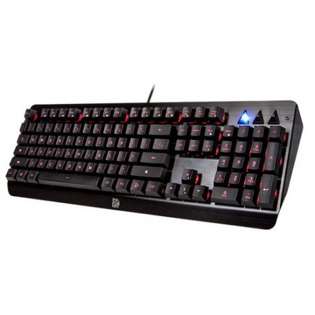 Thermaltake Challenger Edge Membrane tastiera USB Nero (KB-CHE-MBBLGR-01)