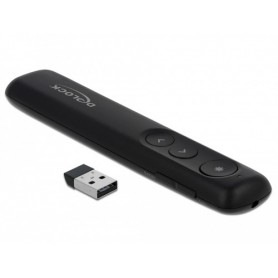 DeLOCK 64092 puntatore wireless Nero (64092)