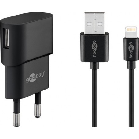 Goobay 45294 Caricabatterie per dispositivi mobili Nero Interno (45294)