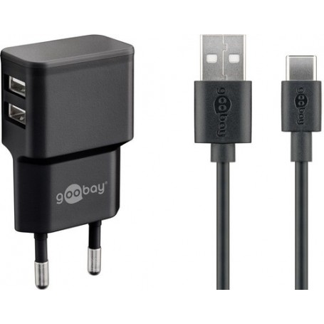 Goobay 44986 Caricabatterie per dispositivi mobili Nero Interno (44986)