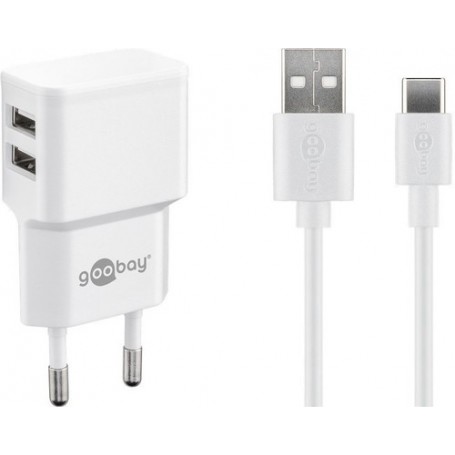 Goobay 44987 Caricabatterie per dispositivi mobili Bianco Interno (44987)