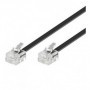 Goobay 3m RJ-11 Cable Nero (50317)