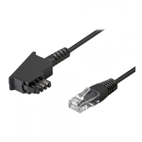 Goobay TAE-F DSL 8P2C 10m Nero (51235)