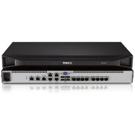 DELL DMPU108E-G01 switch per keyboard-video-mouse (kvm) Montaggio rack Argento (A7485892)