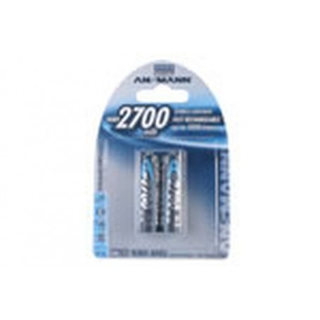 Ansmann Blister 2 X Accu, AA, 2700mAh AA / HR6 Nichel-Metallo Idruro (NiMH) (5030852)