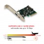 i-tec PCE2U31AC scheda di interfaccia e adattatore Interno USB 3.2 Gen 1 (3.1 Gen 1) (PCE2U31AC)
