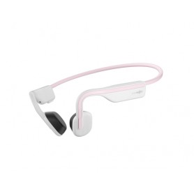 Aftershokz OpenMove Auricolare Wireless A clip, Passanuca Musica e Chiamate USB tipo-C Bluetooth Rosa, Bianco (AS660HP)