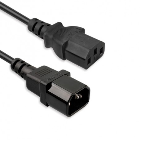 Vultech ALIM15-IN cavo di alimentazione Nero 1,5 m Accoppiatore C14 Accoppiatore C13 (ALIM15-IN)