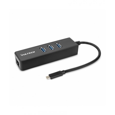 Vultech ATC-02 hub di interfaccia USB 3.2 Gen 1 (3.1 Gen 1) Type-C 5000 Mbit/s Nero (ATC-02)