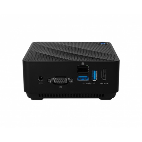 MSI CUBI N JSL-002BEU barebone per PC/stazione di lavoro PC con dimensioni 0,45 l Nero Intel SoC N4500 1,1 G (CUBI N JSL-002BEU)