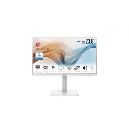 MSI Modern MD241PW Monitor PC 60,5 cm (23.8") 1920 x 1080 Pixel Full HD LCD Nero (MODERN MD241PW)