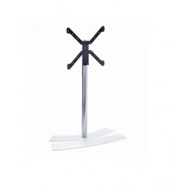 ITB ER038143 supporto da tavolo per Tv a schermo piatto 139,7 cm (55") Nero, Acciaio inossidabile, Bianco (ER038143)