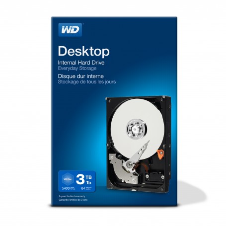 Western Digital Desktop Everyday 3.5" 3000 GB Serial ATA III (WDBH2D0030HNC-ERSN)