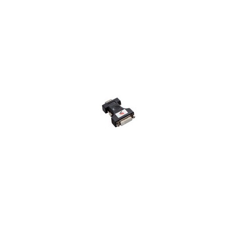 V7 Adaptador negro de vídeo con conector DVI-D hembra a VGA macho (V7E2VGAMDVIIF-ADPTR)