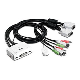 Trendnet TK-214i switch per keyboard-video-mouse (kvm) Bianco (TK-214I)