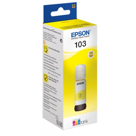Epson 103 EcoTank Yellow ink bottle (WE) (C13T00S44A10)