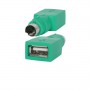 StarTech.com Replacement USB to PS2 Mouse Adapter Verde (GC46FM)