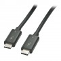 Lindy 41556 Cavo Thunderbolt 1 m 20 Gbit/s Nero (41556)