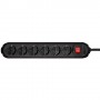 Hama 90° Nero 6 presa(e) AC 230 V 2 m (137214)