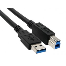 Hamlet Cavo Usb 3.0 da tipo A maschio a Tipo B Maschio di 2 metri (XCU320ABMM)