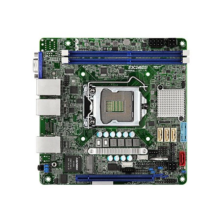 Asrock E3C246D2I scheda madre Intel C246 LGA 1151 (Presa H4) Mini-ITX (E3C246D2I)