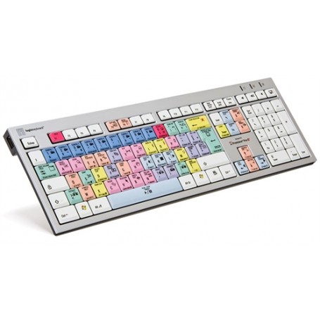 Logickeyboard LKB-PPROCC-AJPU-FR tastiera USB AZERTY Francese Multicolore (LKB-PPROCC-AJPU-FR)