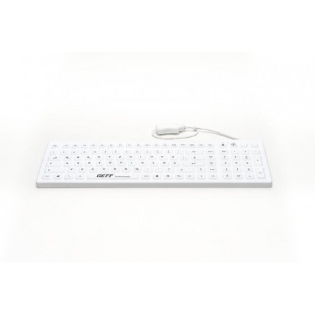 GETT Cleantype Prime Pro+ tastiera USB Svizzere Bianco (KG26230)