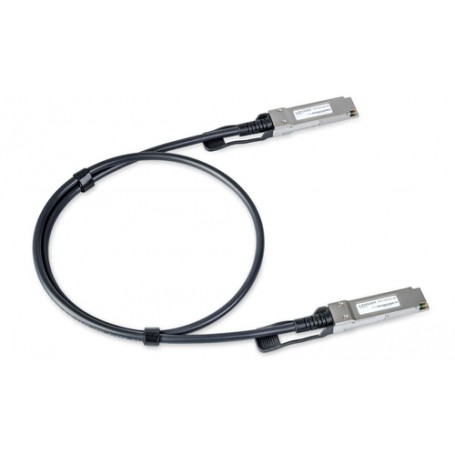 Lancom Systems SFP-DAC40-1m (Bulk 8) cavo InfiniBand QSFP + Nero, Acciaio (60196)