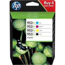 HP 953XL cartuccia d'inchiostro Originale Resa elevata (XL) Nero, Ciano, Magenta, Giallo (3HZ52AE)