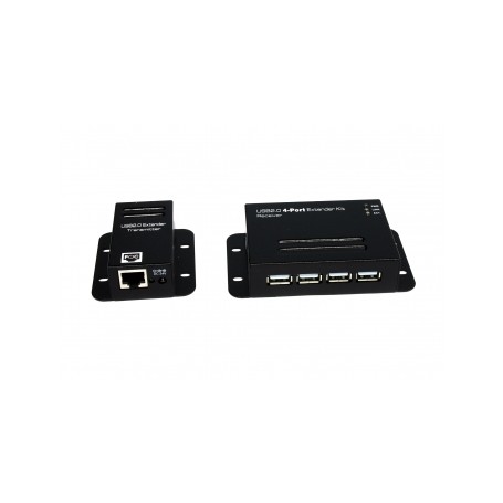 EXSYS EX-1446 moltiplicatore di rete Ricevitore e trasmettitore di rete Nero (EX-1446)