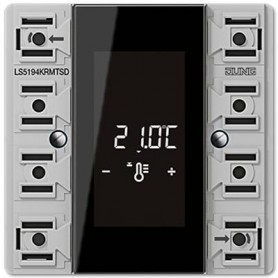 JUNG LS 5194 KRM TS D termostato Nero, Grigio (LS5194KRMTSD)