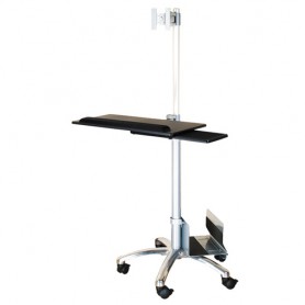 Value Mobile PC Cart, silver (17.99.1174)