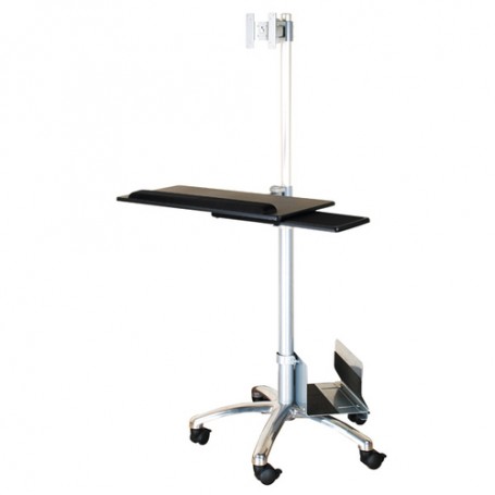 Value Mobile PC Cart, silver (17.99.1174)