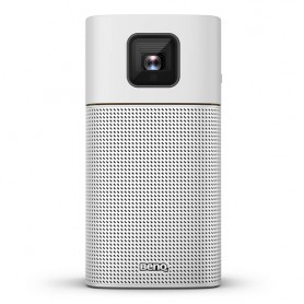 Benq GV1 videoproiettore Proiettore portatile 200 ANSI lumen DLP WVGA (854x480) Argento, Giallo (9H.JKL77.59E)