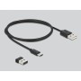 DeLOCK 90507 lettore di codici a barre Lettore di codici a barre portatile 1D/2D CMOS Nero, Arancione (90507)